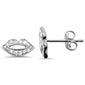 <span style="color:purple">SPECIAL!</span> .15ct G SI 14K White Gold Diamond Lips Earring