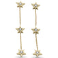 <span style="color:purple">SPECIAL!</span> .24ct G SI 14K Yellow Gold Diamond Star Drop Dangle Earrings