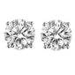 <span style="color:purple">SPECIAL!</span>1.26ct G SI 14K White Gold Diamond Solitaire Stud Earrings