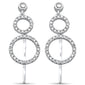 <span style="color:purple">SPECIAL!</span> .38ct G SI 14K White Gold Diamond Drop Dangle Earrings