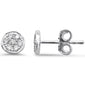 .19ct G SI 14K White Gold Diamond Round Shaped Stud Earrings