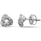 <span style="color:purple">SPECIAL!</span> .42ct G SI 14K White Gold Diamond Knot Style Earrings