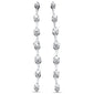 <span style="color:purple">SPECIAL!</span> .90ct G SI 14K White Gold Diamond Dangling Bar Earrings