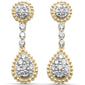<span style="color:purple">SPECIAL!</span> .50ct G SI 14K Yellow Gold Diamond Dangling Pear Shaped Earrings