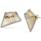 <span style="color:purple">SPECIAL!</span> .77ct G SI 14K Yellow Gold Diamond Geometric Style Modern Earrings