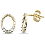 <span>DIAMOND CLOSEOUT! </span>.28ct G SI 14K Yellow Gold Diamond Oval Shape Earrings