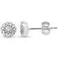 .32ct G SI 14K White Gold Round Diamond Round Shape Stud Earrings
