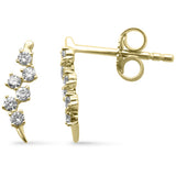 .16ct G SI 14K Yellow Gold Diamond Drop Earrings