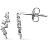 .16ct G SI 14K White Gold Diamond Drop Earrings
