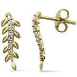 Pendientes colgantes de diamantes de oro amarillo de 14K, de 0,10 ct G SI