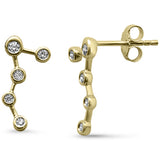 .16ct G SI 14K Yellow Gold Diamond Constellation Diamond Earrings