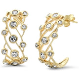 <span style="color:purple">SPECIAL!</span>.99ct G SI 14K Yellow Gold Diamond Drop Earrings