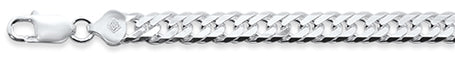 <span>CLOSEOUT 20% OFF! </span>140 7.5MM DOUBLE Link .925 Sterling Silver Chain 8-28" Available NEW