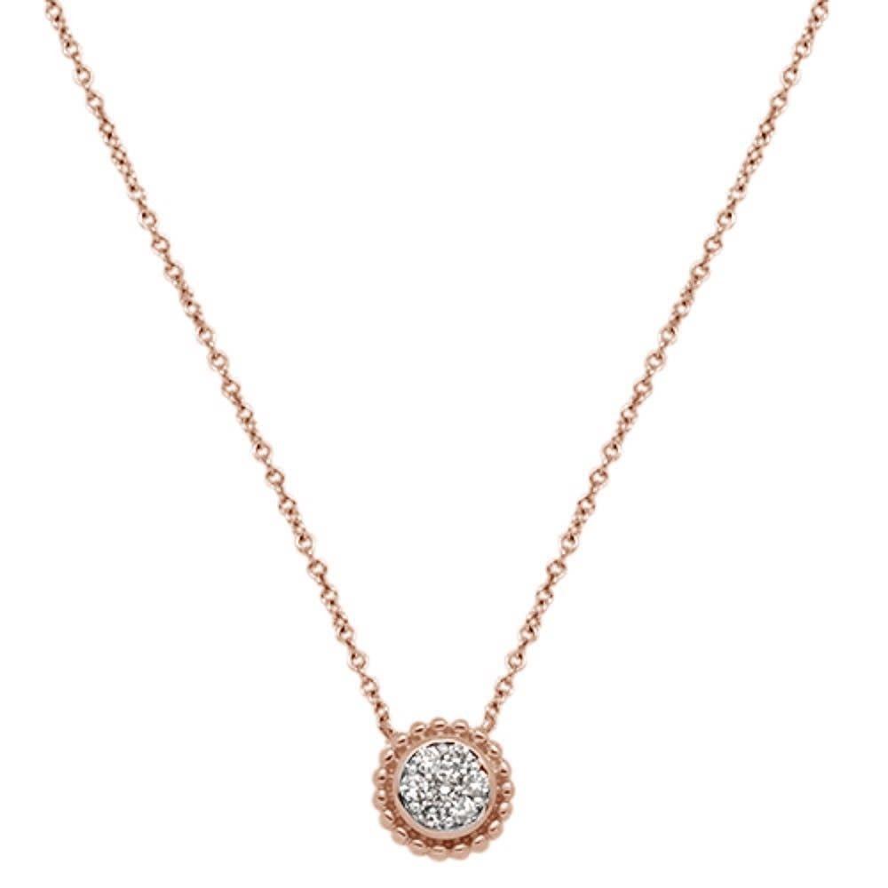 Buy 0.55 Carat (ctw) 14K Rose Gold Round Diamond Ladies Solitaire Pendant  1/2 CT Online at Dazzling Rock