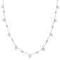 <span>DIAMOND  CLOSEOUT! </span> .53ct G SI 14k White Gold Diamond Designer Pendant Necklace 16" Long+(1"ext)