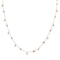 <span>DIAMOND CLOSEOUT! </span>.40ct G SI 14k Rose Gold Diamond Designer Pendant Necklace 16" Long+(1"ext)