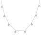 <span>DIAMOND CLOSEOUT! </span>.50ct G SI 14k White Gold Diamond Pendant Necklace 17" Long
