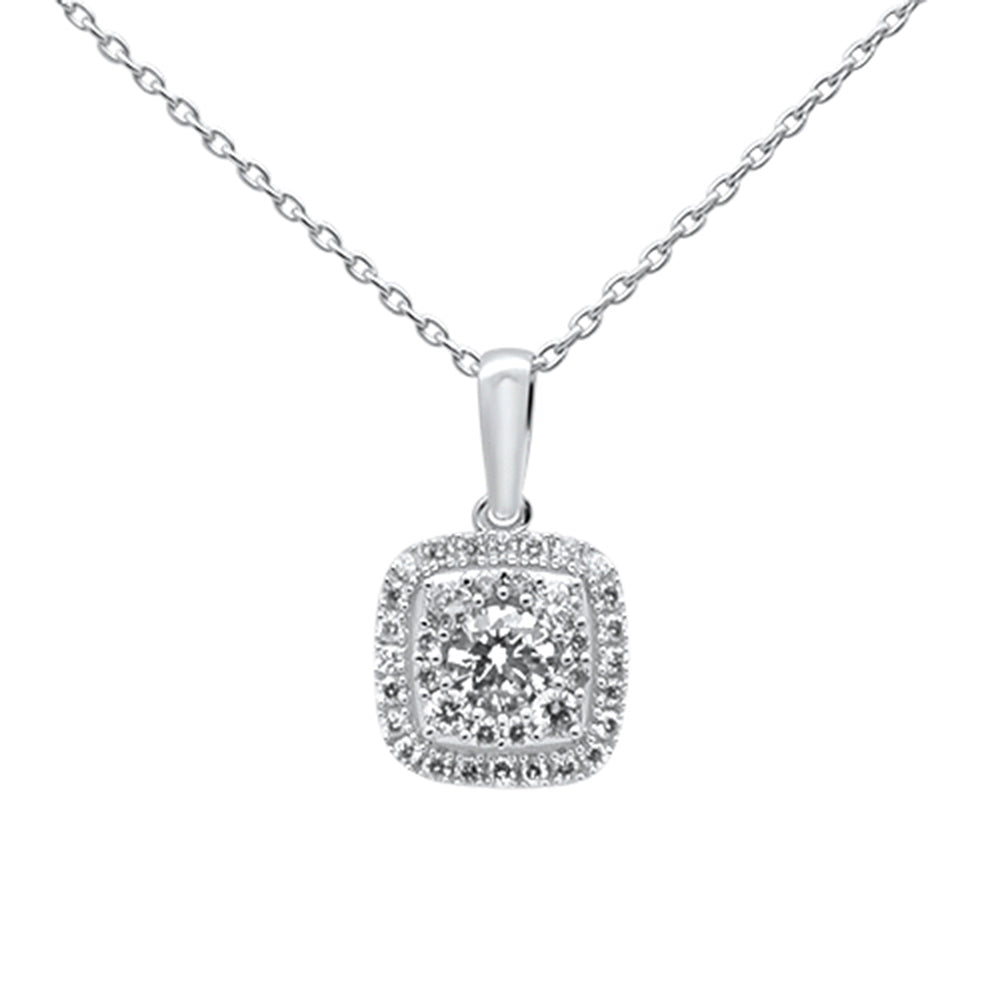 Buy Glittery Square Diamond Lairat Necklace Online | CaratLane