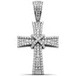 <span>DIAMOND  CLOSEOUT! </span> 1.78CT G SI 10K White Gold Diamond Hip Hop Iced out Cross Pendant