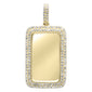 <span>DIAMOND CLOSEOUT! </span> .23ct G SI 10K Yellow Gold Diamond Iced Out Memory Picture Charm Pendant