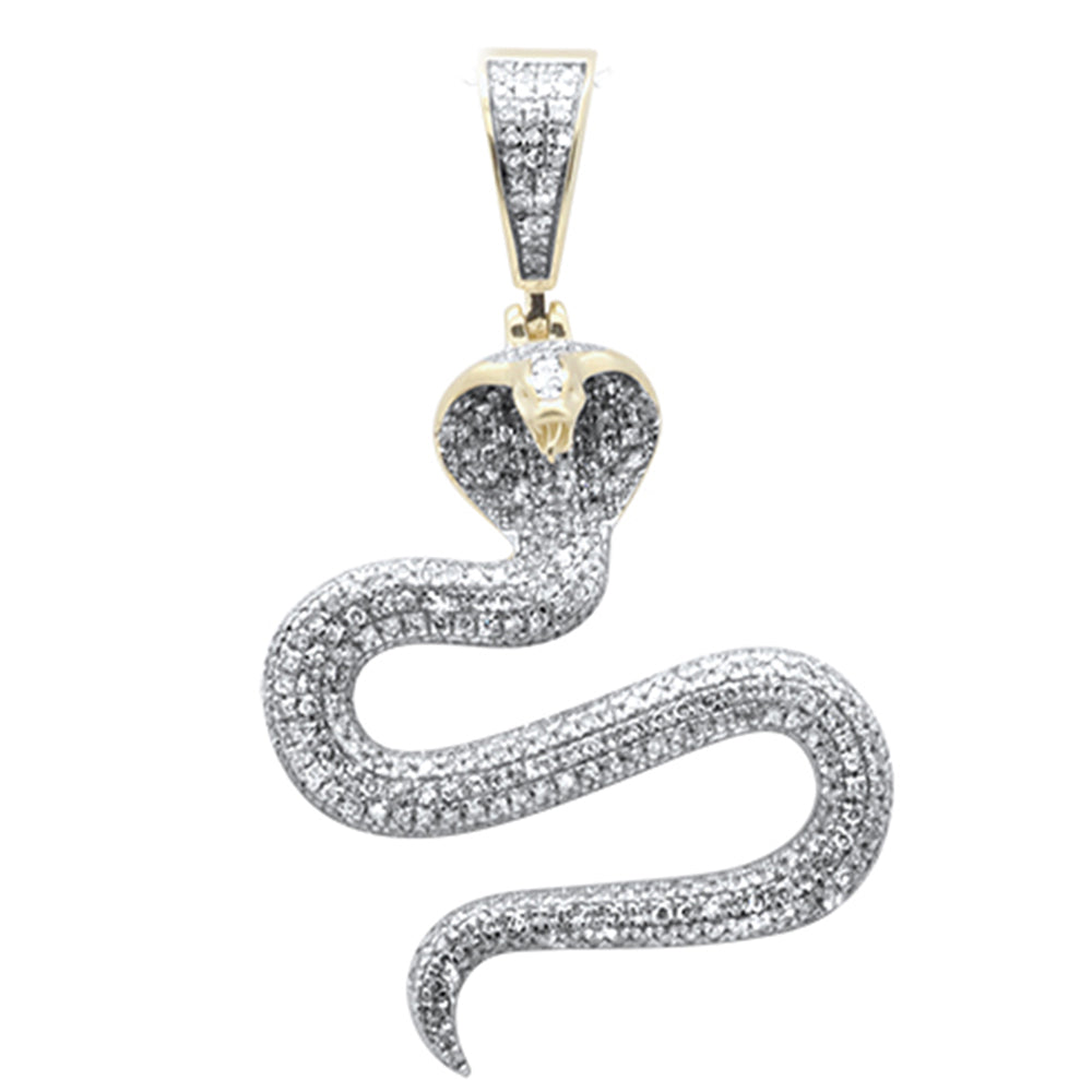 .86ct G SI 10K Yellow Gold Diamond Hip hop pendant
