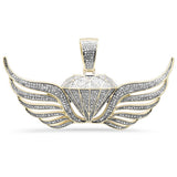 1.34ct G SI 10K Yellow Gold Diamond Hip Hop Pendant