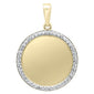 <span>DIAMOND  CLOSEOUT! </span> .63ct G SI 10K Yellow Gold Diamond Iced Out Memory Charm Pendant