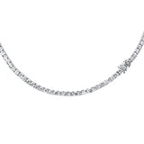 <span style="color:purple">SPECIAL!</span> 17.05ct G SI 14K White Gold Diamond Tennis Necklace 22"