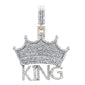 <span>DIAMOND  CLOSEOUT! </span> .70ct G SI 10K Yellow Gold Diamond "KING" Crown Pendant