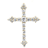 <span>DIAMOND CLOSEOUT! </span>.49ct G SI 14KT Yellow Gold Diamond Cross Pendant