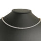 <span>DIAMOND  CLOSEOUT! </span> 1.37ct G SI 14K Yellow Gold Tennis Miracle Illusion Set Tennis Necklace 18"