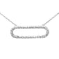<span style="color:purple">SPECIAL!</span>.25ct G SI 14K White Gold Diamond Pendant Necklace