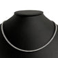 <span style="color:purple">SPECIAL!</span> 8.68ct G SI 14K White Gold Diamond Tennis Necklace 16"