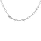 <span style="color:purple">SPECIAL!</span>1.77ct G SI 14K White Gold Diamond Paperclip Necklace 16"