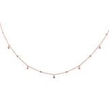 .17ct G SI 14K Rose Gold Natural Ruby Pendant Necklace