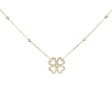 .35ct G SI 14K Yellow Gold Diamond Heart Pendant Necklace