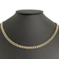 <span style="color:purple">SPECIAL!</span> 5mm 1.78ct G SI 14k Yellow Gold Diamond Round Cuban Necklace 22"