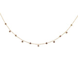 <span>DIAMOND CLOSEOUT! </span> .32ct 14K Yellow Gold Ruby Gemstones Pendant Necklace 18+2"Ext Chain