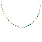 <span>GEMSTONE   CLOSEOUT! </span>  2.04ct G SI 14K Yellow Gold Emerald Gemstone Pendant Necklace 16+2" Long