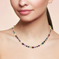 <span style="color:purple">SPECIAL!</span> 36.50ct G SI 14K Yellow Gold Multi Color Gemstones Pendant Necklace 16+2" EXT