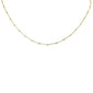 <span style="color:purple">SPECIAL!</span> 1.14ct G SI 14K Yellow Gold Diamond Bar Pendant Necklace 18" + 2" EXT