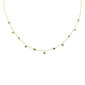 <span style="color:purple">SPECIAL!</span> .29ct G SI 14K Yellow Gold Emerald Pendant Necklace 16+2" Ext