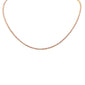 <span style="color:purple">SPECIAL!</span> 4.53ct G SI 14K Yellow Gold Diamond & Pink Sapphire Tennis Necklace 14+2" Ext.