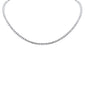 <span style="color:purple">SPECIAL!</span> 5.10ct G SI 14K White Gold Diamond Tennis Necklace 10 + 4" Ext