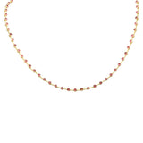 <span style="color:purple">SPECIAL!</span> 2.93ct G SI 14K Yellow Gold Pink Tourmaline Gemstone Necklace 16" Long
