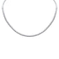 <span style="color:purple">SPECIAL!</span> 1.97ct G SI 14K White Gold Diamond Tennis Necklace 14" + 2" Ext