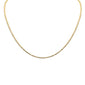 <span style="color:purple">SPECIAL!</span> 1.98ct  G SI 14K Yellow Gold Round Diamond Tennis Necklace 14+2" Ext