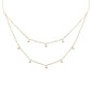 <span style="color:purple">SPECIAL!</span> .30ct G SI 14K Yellow Gold Diamond Pendant Necklace 16+2" Long
