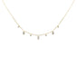 <span style="color:purple">SPECIAL!</span> .42ct G SI 14K Yellow Gold Diamond Pendant Necklace 16+2" Long