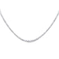 <span style="color:purple">SPECIAL!</span>10.70ct G SI 14K White Gold Diamond Graduated Stones Tennis Necklace 16" Long